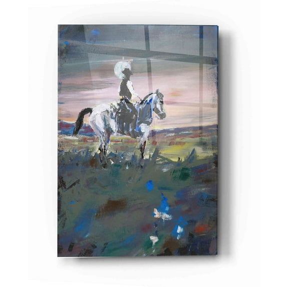 Epic Art 'Escape' by Oscar Alvarez Pardo, Acrylic Glass Wall Art, 12"x16"