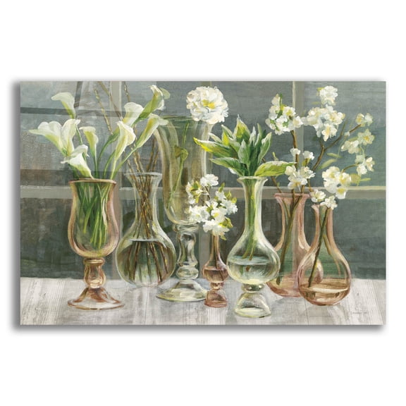 Epic Art 'Essence Of May Amber' by Danhui Nai Acrylic Glass Wall Art, 16" x 12"