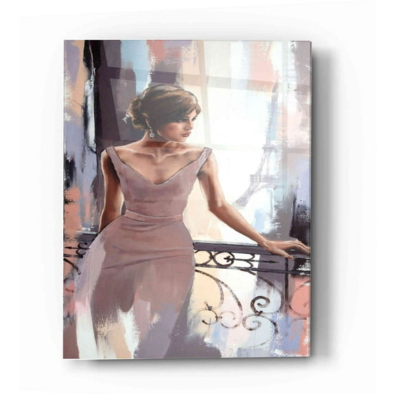 Epic Art 'Evening in Paris' by Alexander Gunin, Acrylic Glass Wall Art, 12"x16"