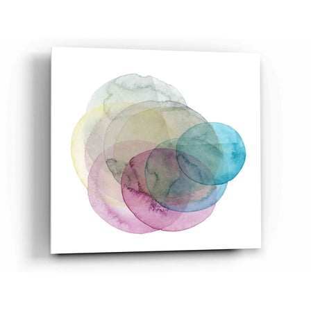 Epic Art 'Evolving Planets II' by Grace Popp Acrylic Glass Wall Art, 12"x12"