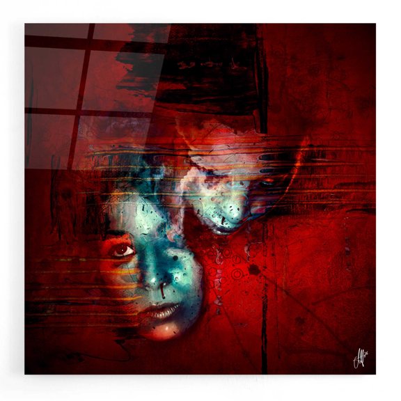 Epic Art 'Ex Empathika' by Mario Sanchez Nevado, Acrylic Glass Wall Art, 12"x12"