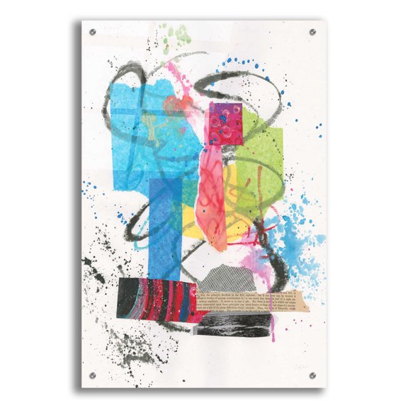 Epic Art 'Experimental II by Courtney Prahl, Acrylic Glass Wall Art, 24"x36"