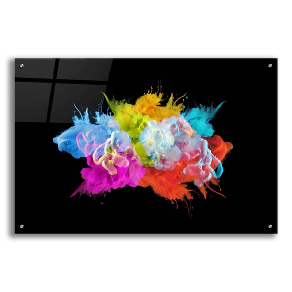 Epic Art 'Explode' by Epic Portfolio, Acrylic Glass Wall Art, 36"x24"