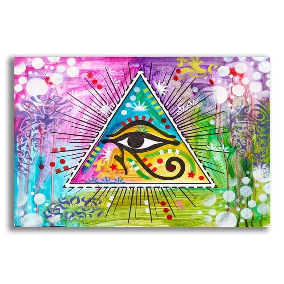 Epic Art 'Eye Of Ra'  by Dean Russo Acrylic Glass Wall Art, 24" x 16"