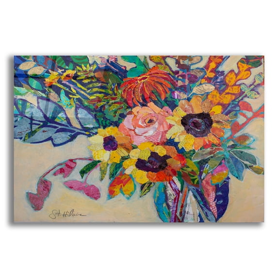 Epic Art 'Fabulous Florals!' by St. Hilaire Elizabeth, Acrylic Glass Wall Art, 24"x16"