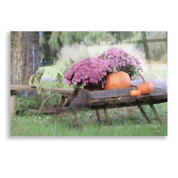 Epic Art 'Fall Display' by Lori Deiter, Acrylic Glass Wall Art, 24"x16"