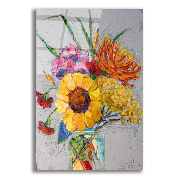 Epic Art 'Falling For You' by St. Hilaire Elizabeth, Acrylic Glass Wall Art, 12"x16"