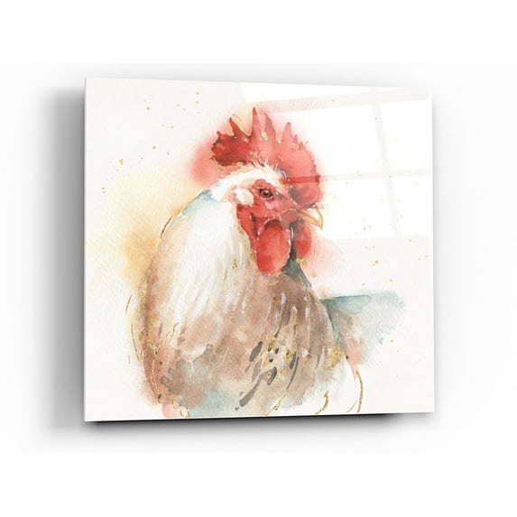 Epic Art 'Farm Friends V' by Lisa Audit, Acrylic Glass Wall Art, 36"x36"