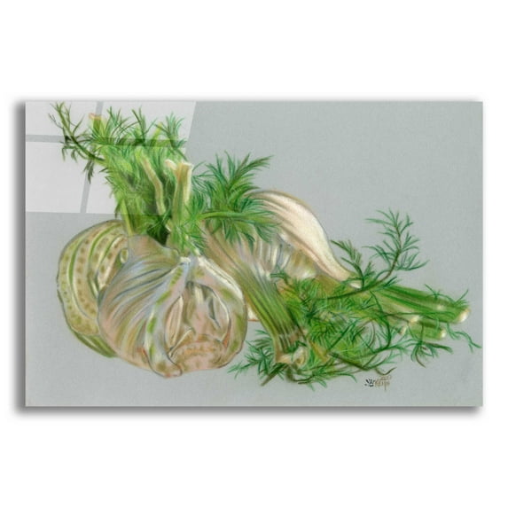 Epic Art 'Fennel' by Barbara Keith, Acrylic Glass Wall Art, 24"x16"