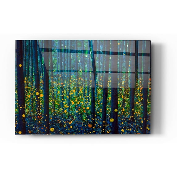 Epic Art 'Fireflies' by DB Waterman, Acrylic Glass Wall Art, 24"x36"
