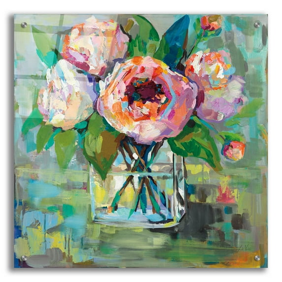 Epic Art 'First of the Season' by Jeanette Vertentes, Acrylic Glass Wall Art, 24"x24"