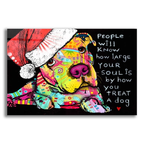 Epic Art 'Firu Christmas' by Dean Russo, Acrylic Glass Wall Art, 16"x12"