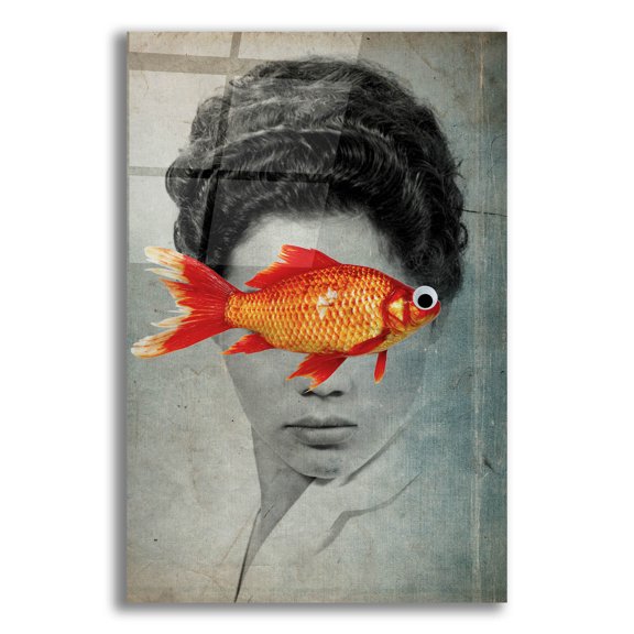 Epic Art 'Fish Eye' by Elo Marc, Acrylic Glass Wall Art, 12"x16"