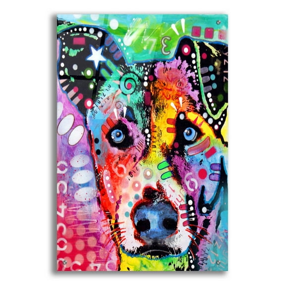 Epic Art 'Flipped' by Dean Russo, Acrylic Glass Wall Art, 24"x36"