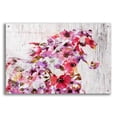 thumbnail image 1 of Epic Art 'Floral Summer Horse 2' by Irena Orlov, Acrylic Glass Wall Art, 36"x24", 1 of 9