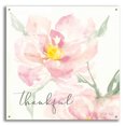 thumbnail image 1 of Epic Art 'Floral Thankful' by Cindy Jacobs, Acrylic Glass Wall Art, 36"x36", 1 of 8