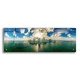 thumbnail image 1 of Epic Art 'Florida - Downtown Miami' by Epic Portfolio, Acrylic Glass Wall Art, 36"x12", 1 of 8