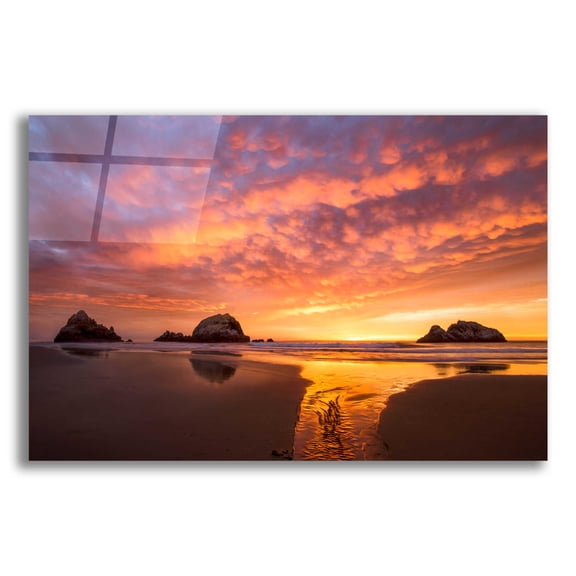 Epic Art 'Flow' by Ann Gordon, Acrylic Glass Wall Art, 16"x12"