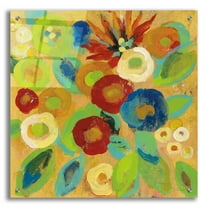 Epic Art 'Flower Market II' by Silvia Vassileva, Acrylic Glass Wall Art, 24"x24"