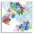thumbnail image 1 of Epic Art 'Flower Power IV' by Mike Schick, Acrylic Glass Wall Art, 12"x12", 1 of 8