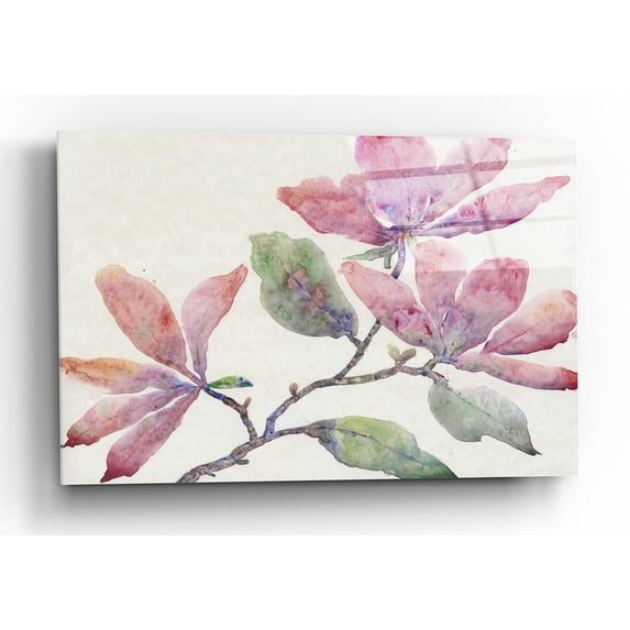 Epic Art 'Flowering Branch I' by Tim O'Toole, Acrylic Glass Wall Art, 24"x16"