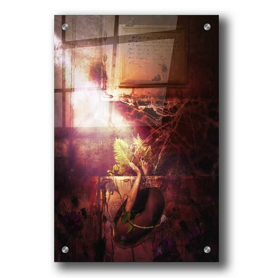 Epic Art 'Flowers' by Mario Sanchez Nevado, Acrylic Glass Wall Art, 24"x36"