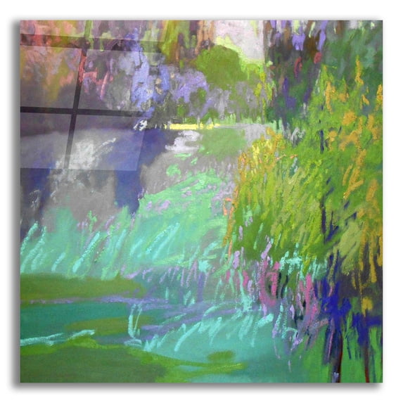 Epic Art ' Flowing Through' by Jane Schmidt, Acrylic Glass Wall Art, 12"x12"