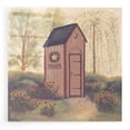 thumbnail image 1 of Epic Art 'Folk Art Outhouse I' by Pam Britton, Acrylic Glass Wall Art, 12"x12", 1 of 8