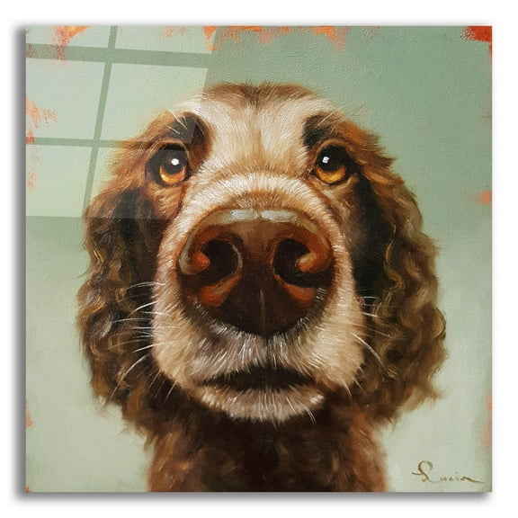 Epic Art 'Follow Your Nose 14' by Lucia Heffernan, Acrylic Glass Wall Art, 12"x12"