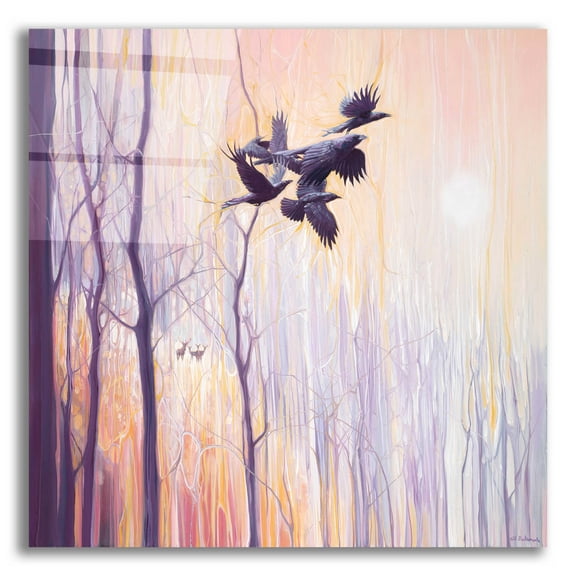 Epic Art 'Forest Dynasties' by Gill Bustamante, Acrylic Glass Wall Art, 12"x12"