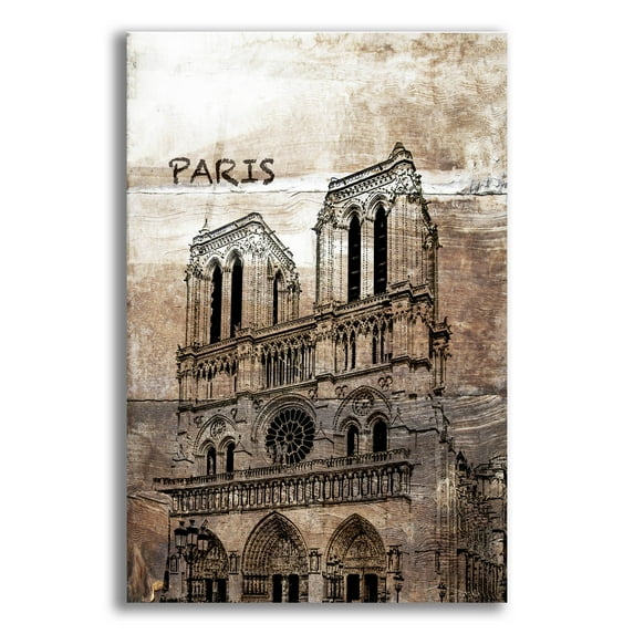 Epic Art 'France 2' by Irena Orlov, Acrylic Glass Wall Art, 12"x16"