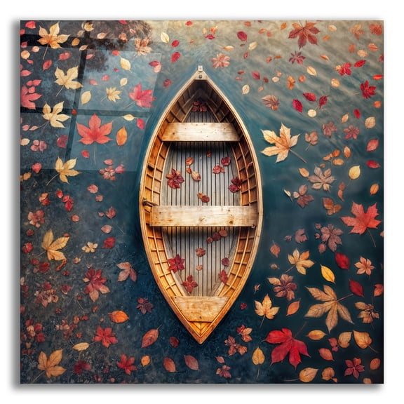 Epic Art 'Free Floating' by Rey Klimt Acrylic Glass Wall Art, 12" x 12"