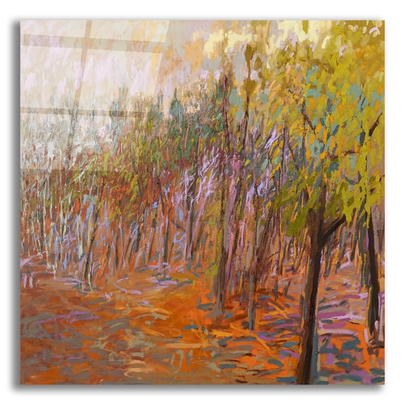 Epic Art ' From Where I Stood' by Jane Schmidt, Acrylic Glass Wall Art, 12"x12"