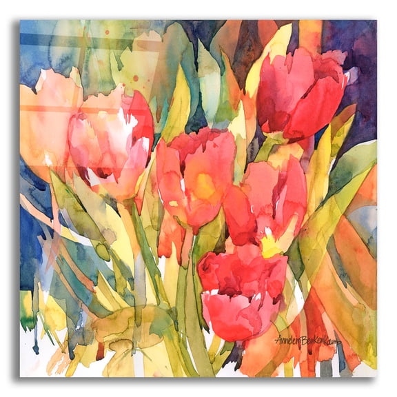 Epic Art 'Front N Center'  by Annelein Beukenkamp Acrylic Glass Wall Art, 12" x 12"