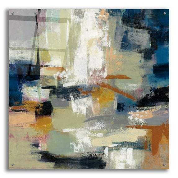 Epic Art 'Full Moon II' by Silvia Vassileva, Acrylic Glass Wall Art, 36"x36"