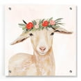 thumbnail image 1 of Epic Art 'Garden Goat I' by Victoria Borges, Acrylic Glass Wall Art, 36"x36", 1 of 7