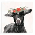thumbnail image 1 of Epic Art 'Garden Goat III' by Victoria Borges, Acrylic Glass Wall Art, 12"x12", 1 of 8