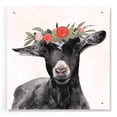 thumbnail image 1 of Epic Art 'Garden Goat III' by Victoria Borges, Acrylic Glass Wall Art, 24"x24", 1 of 5