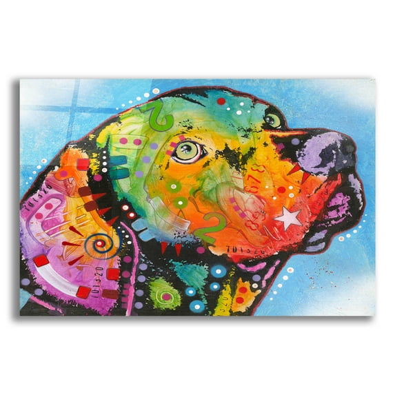 Epic Art 'Gazing love' by Dean Russo, Acrylic Glass Wall Art, 16"x12"