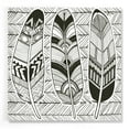 thumbnail image 1 of Epic Art 'Geo Feathers II Zentangle' by Sara Zieve Miller, Acrylic Glass Wall Art, 24"x24", 1 of 5