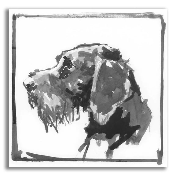 Epic Art 'German Wire-haired Pointer'  by Cartissi Acrylic Glass Wall Art, 12" x 12"