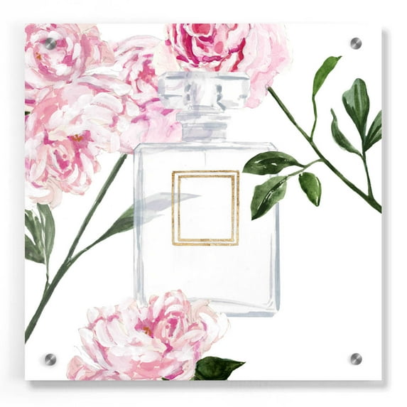 Epic Art 'Get Glam V' by Victoria Borges, Acrylic Glass Wall Art, 36"x36"