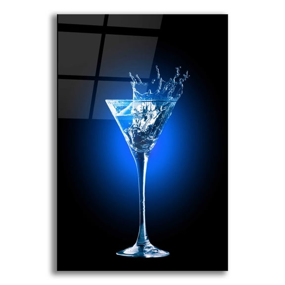 Epic Art 'Gin and Tonic Splash' by Epic Portfolio, Acrylic Glass Wall Art, 16"x24"