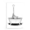 thumbnail image 1 of Epic Art 'Giraffe in Tub' by Rachel Nieman, Acrylic Glass Wall Art, 16"x24", 1 of 3