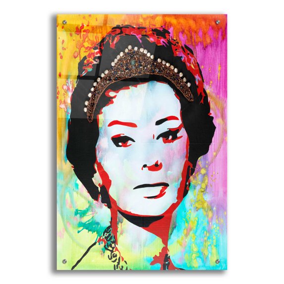 Epic Art 'Glamorous' by Dean Russo, Acrylic Glass Wall Art, 24"x36"