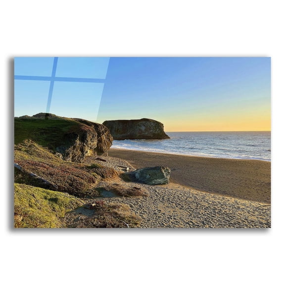Epic Art 'Goat Rock Beach'  by Nicole Dell Acrylic Glass Wall Art, 16" x 12"