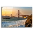 thumbnail image 1 of Epic Art 'Golden Gate Bridge Sunset' by Epic Portfolio, Acrylic Glass Wall Art, 36"x24", 1 of 8