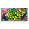 thumbnail image 1 of Epic Art 'Golden Heart' by Hello Angel, Acrylic Glass Wall Art, 24"x12", 1 of 8