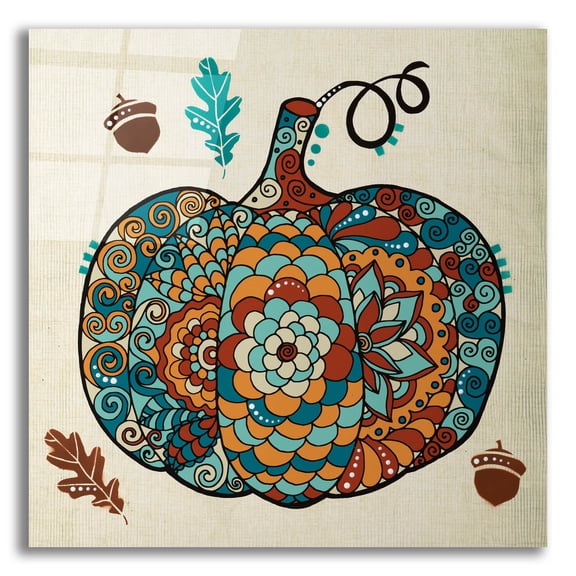 Epic Art 'Gourd 2' by Dean Russo Acrylic Glass Wall Art, 12" x 12"