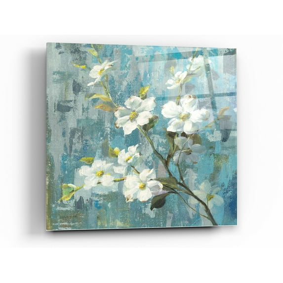 Epic Art 'Graceful Magnolia II' by Danhui Nai, Acrylic Glass Wall Art, 24"x24"